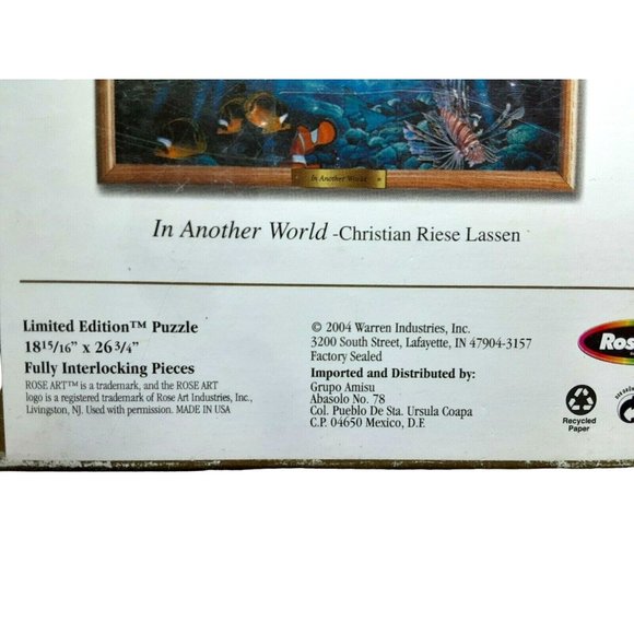 RoseArt Puzzle Cafe Montmartre 1000 Pieces Jigsaw Limited Edition 2004 Vintage - Picture 6 of 10